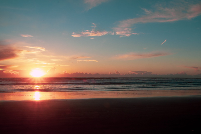 beach, outdoors, sky, reflection, tranquil scene, mac, beauty in nature, desktop backgrounds, shore, sand, orange color, scenics - nature, land