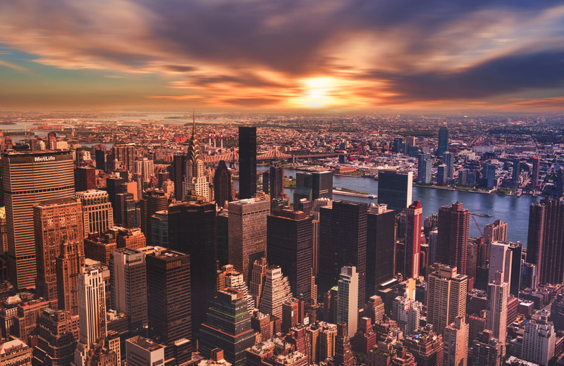 urban, desktop backgrounds, modern, view, high-rises, skyscrapers, cloudy, city life, city, water, city lights, downtown district, residential district