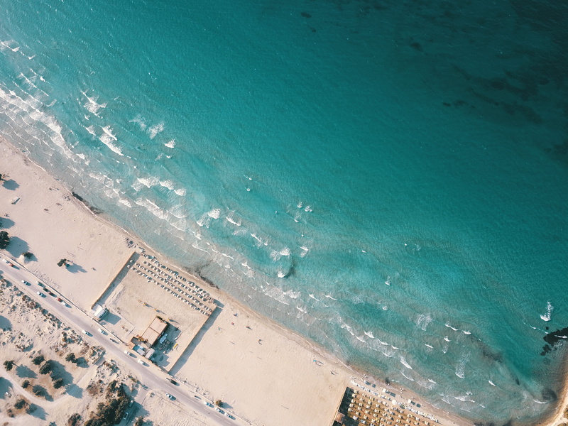 no people, beauty in nature, motion, tranquil scene, aerial view, daytime, seashore, coast, summer, wave, nature, day, beach, wafe, areal, scenics - nature