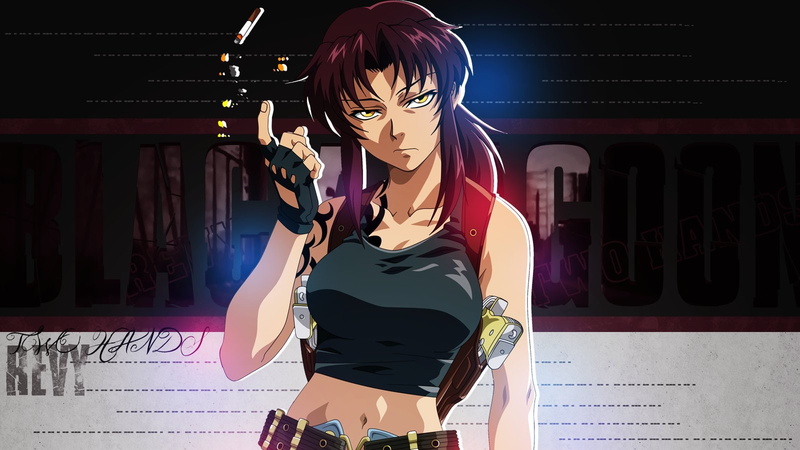 720P, Anime, Revy (Black Lagoon), Black Lagoon