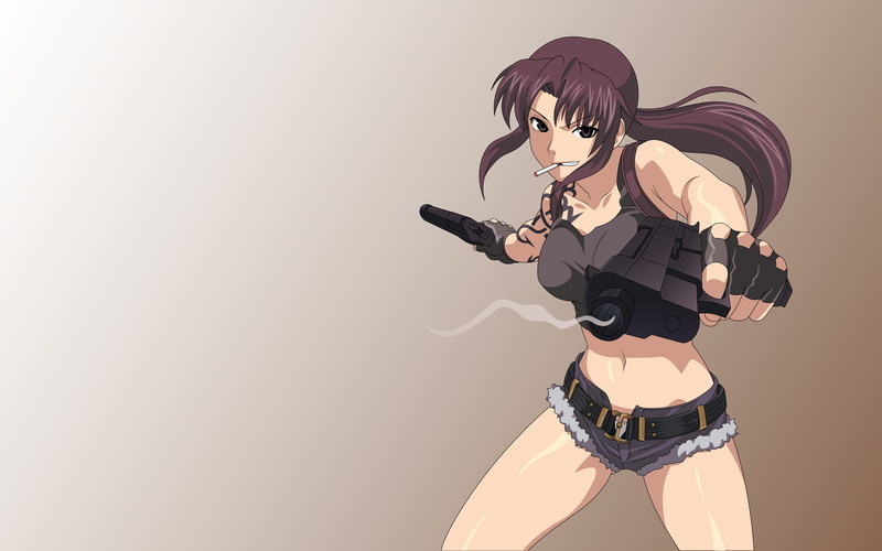 Revy, anime, Anime Girls, 5K, Black Lagoon