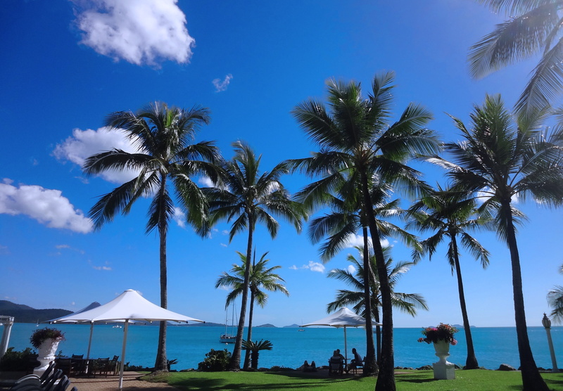 clouds, beauty in nature, water, blue, nature, white, whitsunday islands, 4K, White Clouds, Airlie Beach, horizon over water, great barrier reef, growth