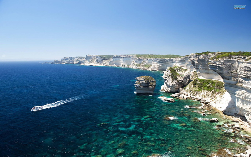 landscape, boat, beach, ocean, nature and landscapes, view, 1080P, gorgeous, corsica