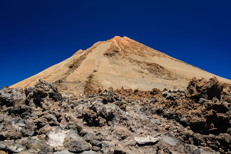 blue, sky, spain, scenics - nature, outdoors, 4K, mountain peak, desert, teide, tenerife, ancient civilization, pyramid, peak, rock, day, travel, the past
