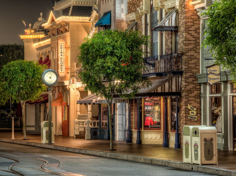 building, street light, transportation, United States, residential district, plant, clock, trees, illuminated, California, communication, green, 4K, nature