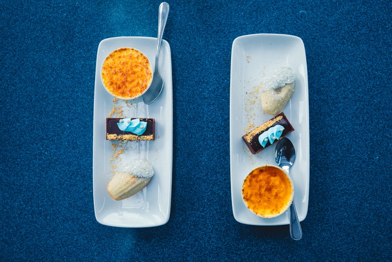 food at disney, food and drink, dessert, dinner, ariel, anaheim, mickey, grotto, freshness, blue background, no people, food, symmetry, plate, the little mermaid