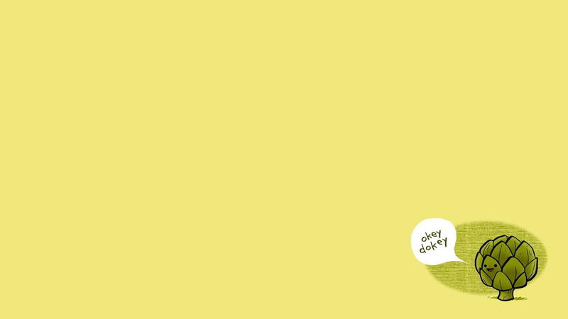 1920x1080, artichoke, funny, 1080P, apple, sugar, illlustration, cute