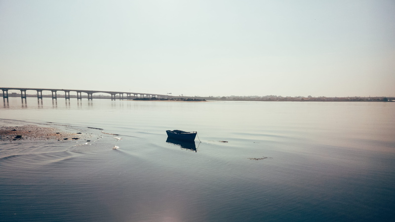 aveiro, oceanscape, mode of transportation, boat, reflection, 4K, sky, beauty in nature, river, day, copy space, tranquility, outdoors, floating on water