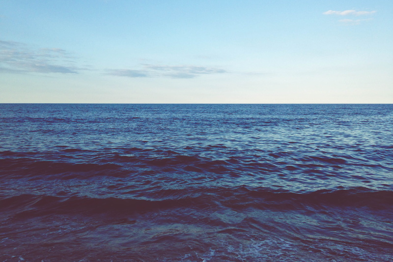 deep, daytime, sea, motion, water, outdoors, no people, beauty in nature, oceanscape, wawe, horizon, rippled, idyllic, angle, high, day, open, tranquility