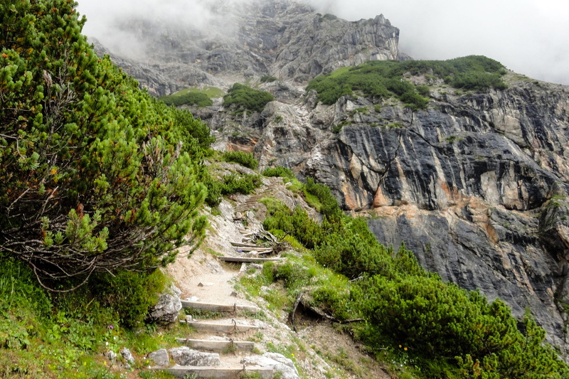 nature, rock formation, sidewalk, rock - object, clouds, 2K, away, beauty in nature, formation, mountains, slope, tranquility, environment, mountaineering