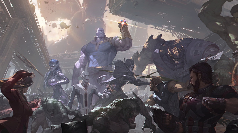 Movie, Outriders (Marvel Comics), 1080P, Ebony Maw, Thor, Corvus Glaive, Thanos, Proxima Midnight, Captain America, Avengers: Infinity War, Scarlet Witch