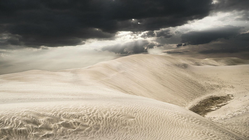 dune, day, nature, ray, cloud - sky, 1080P, storm, power in nature, sunray, no people, hill, geology, wind, sand dune, desert, environment, sand, landscape