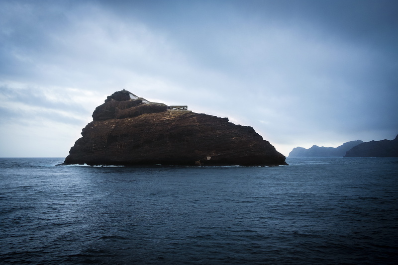 morning, sky, scenics - nature, promontory, coast, horizon, calm, stack rock, cliff, rock formation, cabo verde, horizon over water, islet, rock, cloud - sky