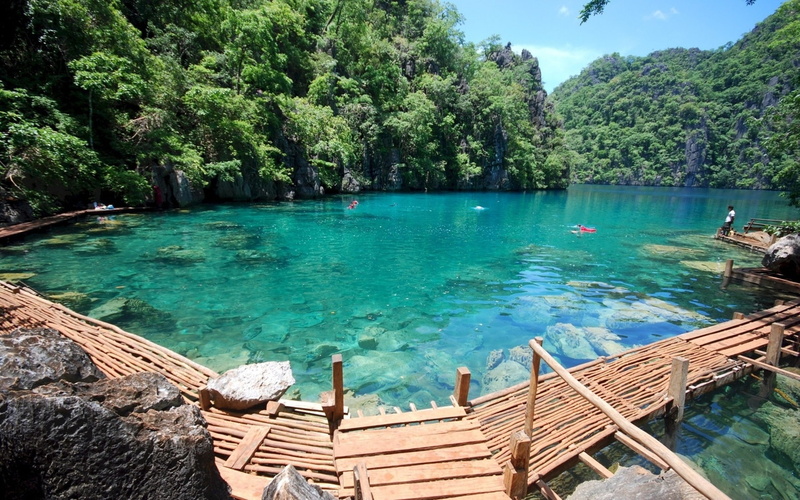 lake, layangan, 2K, coron, island, wide
