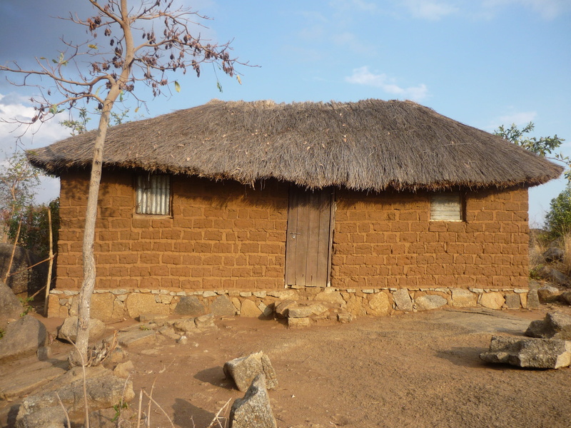 Brick, 2K, outdoors, landscape, house, residential district, tanzania, sky, africa, village, building, no people, building exterior, Thatched Roof, mwanza