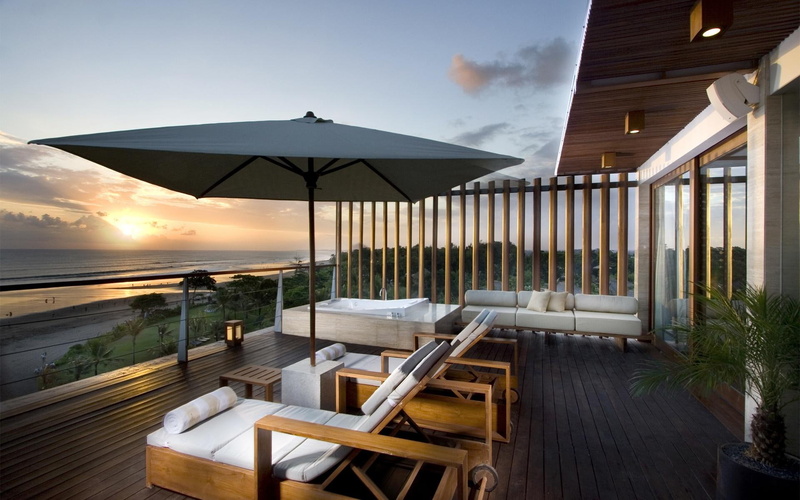 beaches, 1080P, nature, retreat, brown, patio, beach, nature and landscapes, sunsets, set, lounge, houses, house, wooden