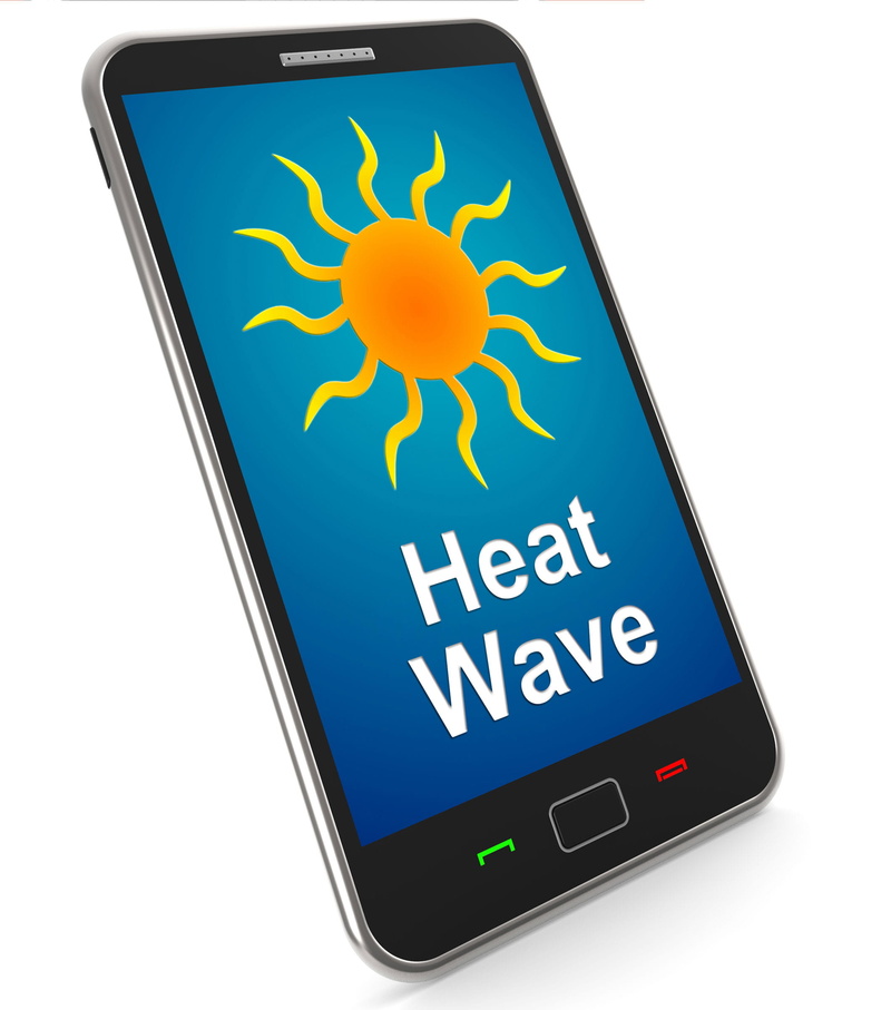 technology, internet, symbol, sun, web, hot, mobile phone, close-up, heat wave, weather, extreme heat, scorcher, computer, touch screen, phone, device screen