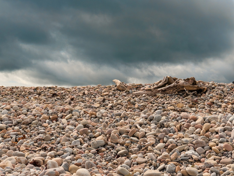 Hot Weather, storm, Driftwood, rock, tranquility, cloud - Sky, tranquil scene, stormy, summer, tempest, non-urban scene, landscape, beauty in nature, outdoors