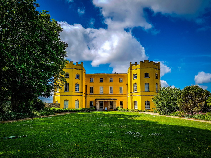 mobile photography, nature, lawn, manor house, bristol, plant, residential district, mental home, day, green color, tree, flats, accommodation, yellow house