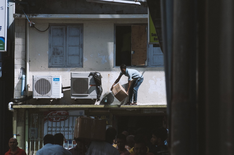daily life, men, outdoors, lifestyles, job, male, standing, real people, reflection, box, maldives, 4K, day, building exterior, adult, sitting, maldivian