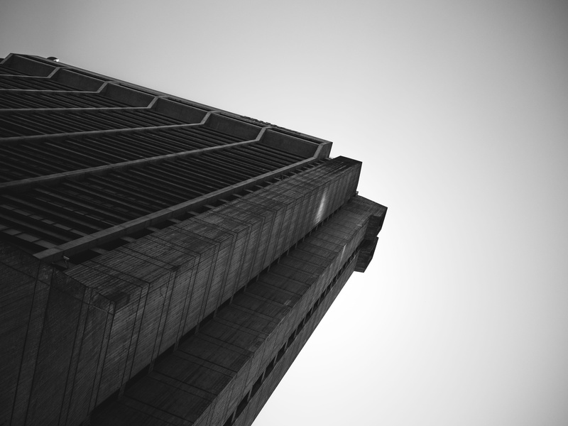 tall - high, fuel and power generation, modern, 5K, vignette, building exterior, outdoors, pattern, built structure, low angle view, copy space, united states