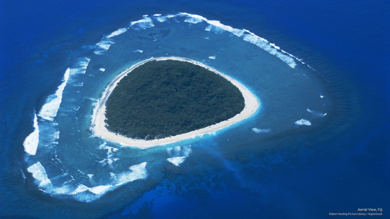 fiji, aerial, 2K, Islands, view