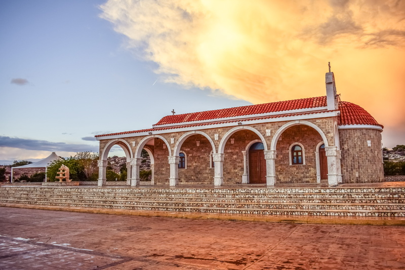 building exterior, built structure, ayia napa, 5K, no people, sightseeing, orthodox, arch, concrete, outdoors, architecture, history, nature, travel destinations