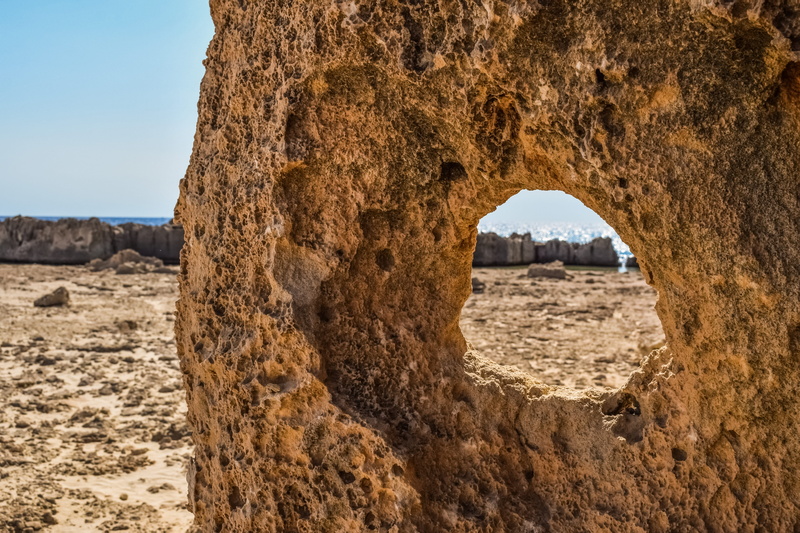 rough terrain, history, no people, 5K, wilderness, tranquility, day, architecture, nature, landscape, sky, geology, clear sky, makronissos, physical geography