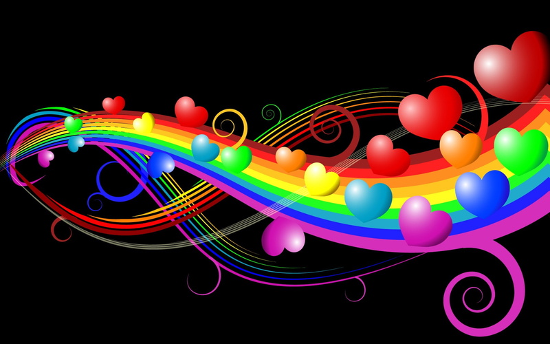 Rainbow, Love, 1080P, Bridge