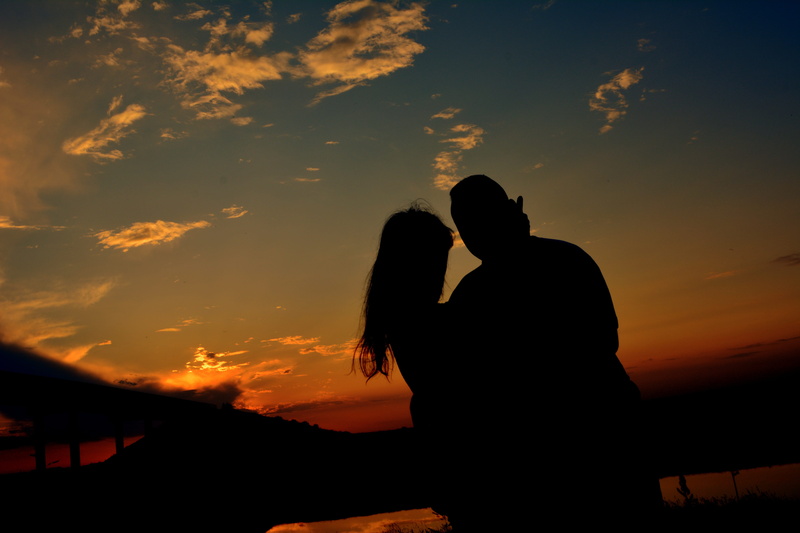 Sunset, adult, Couple, sky, two people, women, water, nature, silhouette, romance, couple - relationship, emotion, orange color, bonding, real people, togetherness