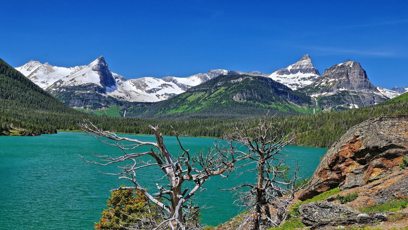 Earth, Saint Mary Lake, 1080P
