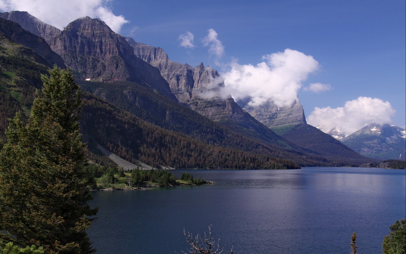saint mary lake, 1080P