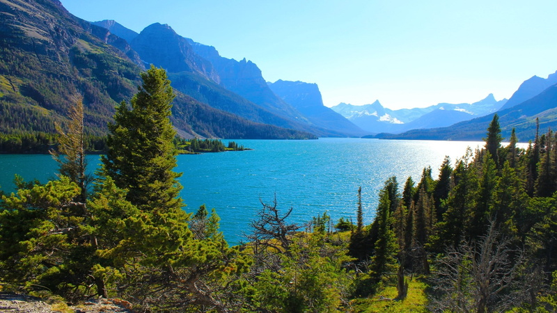 saint mary lake, 1080P