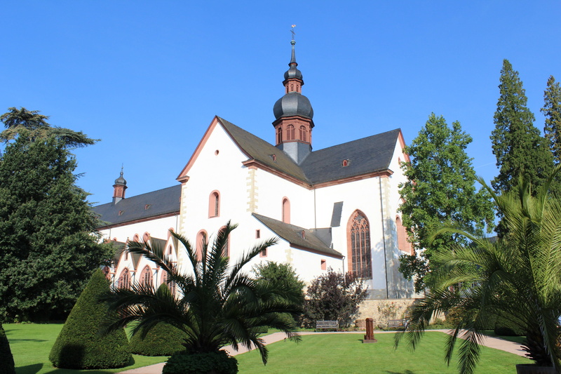 spire, deutschland, rheingau, kloster, courtyard, dome, plant, monastery, nature, day, religion, architecture, spirituality, 5K, location, connery, front or back yard