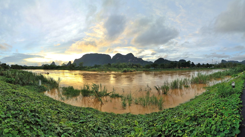 chang, river, panorama, nga, phang, 2K, thai, thailand