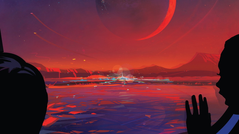 aircraft, art, 2K, hd, e, space travel, 1e, NASA, x, px, travel, Space, Trappist, 2560x1440 px