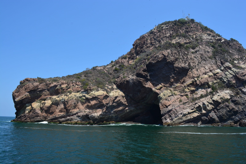 pacific ocean, rock - object, nature, mexico, day, sky, holiday, waterfront, sea, calm sea, solid, rock formation, landscape, outdoors, rocky coastline