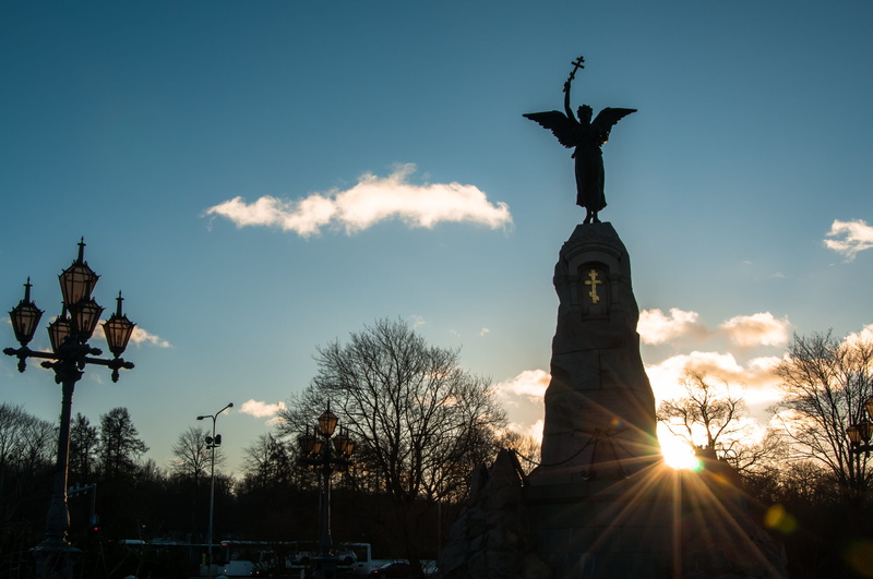 travel, architecture, tree, monument of architecture, tallinn, tourism, sailor, sun, sights, the past, no people, statue, megalopolis, monument, built structure