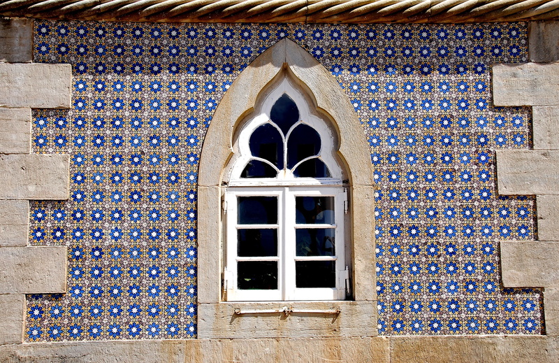 entrance, belief, holiday, building, day, pane, craft, photography, pattern, tower, sintra, creativity, 2K, ornate, cultures, window, daytime, fortress