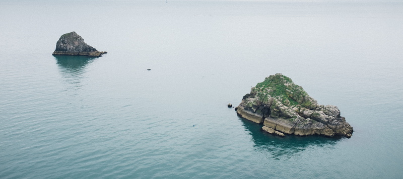 explore, surrounded, travel destinations, nautical vessel, tranquil scene, still, landscape, wild, rock - object, animal wildlife, sea, scenery, day, ocean