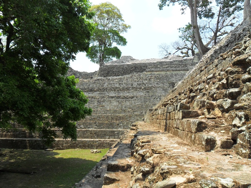 solid, stelae, direction, tree, no people, built structure, tourism, day, old, history, ancient civilization, outdoors, plant, 2K, honduras, catrachos