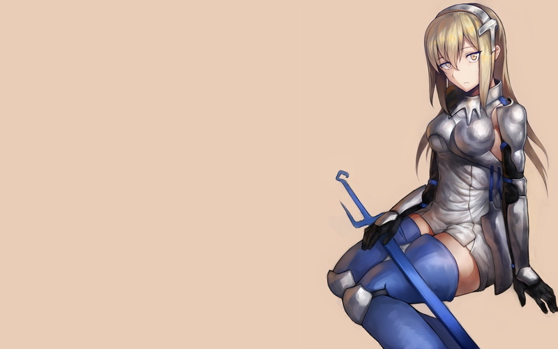 anime girls, Dungeon ni Deai wo Motomeru no wa Machigatteiru Darou ka, Wallenstein Ais, 1080P, anime