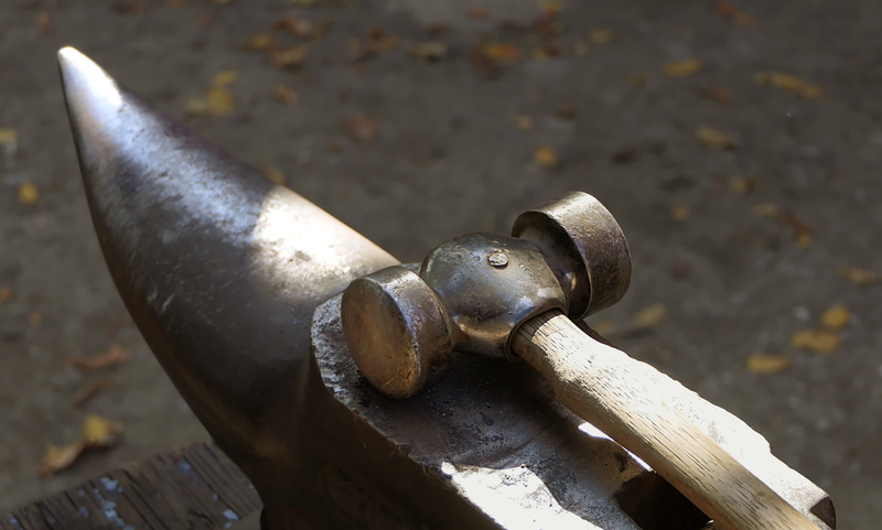 sunlight, close-up, focus on foreground, still life, nature, 4K, yk, anvil, art and craft, steel, protection, no people, old, iron - metal, representation