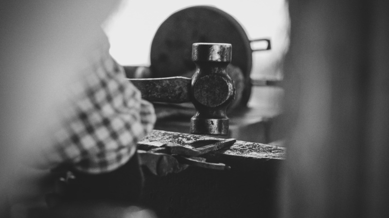 safety, technology, hammer, weight training, machinery, workshop, men, metal, industry, skill, lock, working, black smith, equipment, selective focus, 5K