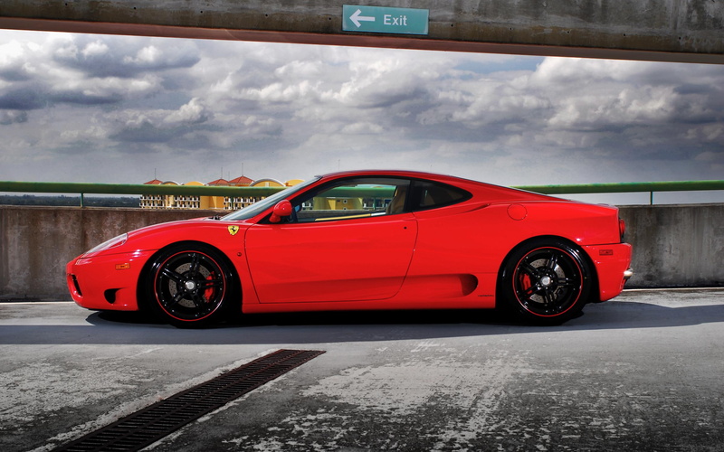 cf, ferrari, cars, 2K, red, coupe, forged, wheels