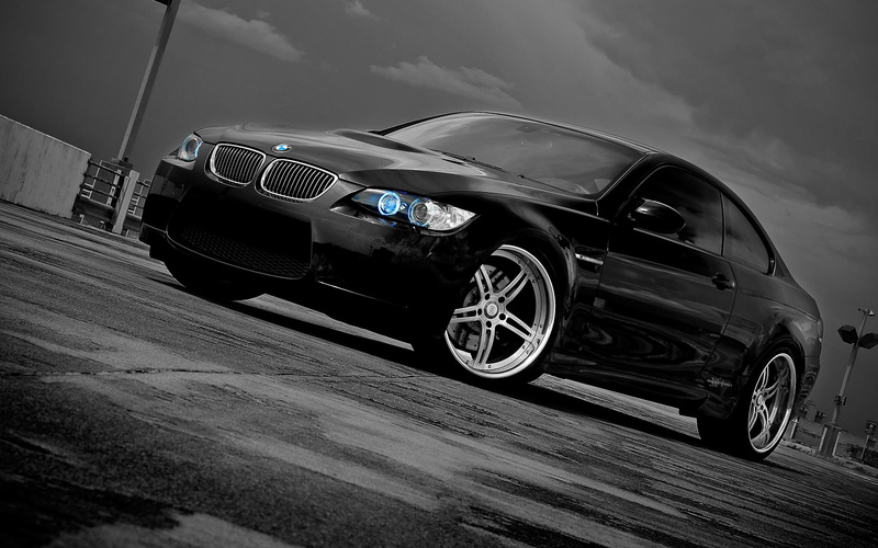 cars, wheels, 2K, bmw, black, coupe, forged