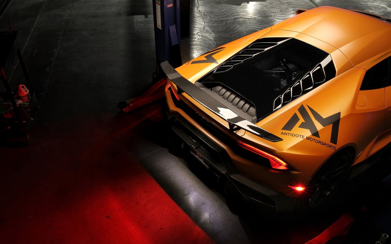 2K, Lamborghini, Lamborghini Huracan, V-FF 105 Flow Forged Wheels, Rear View