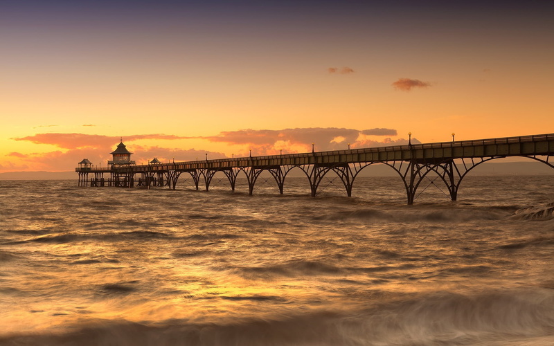 idyllic, support forged, seascape, built structure, decline, ocean, tranquil Scene, silhouette, 720P, beach, vacations, connection, sand, famous Place