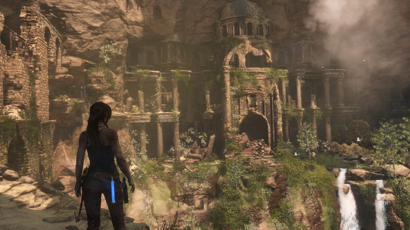 history, one person, adult, women, nature, Rise of the Tomb Raider, day, lifestyles, the past, leisure activity, real people, architecture, screen shot
