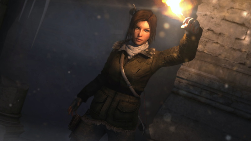 human arm, holding, lifestyles, beautiful woman, looking, Rise of the Tomb Raider, Lara Croft, warm clothing, architecture, contemplation, PC gaming, portrait